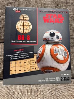 STAR WARS BB-8 3D Wood Model & Book