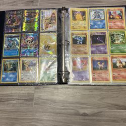 Old Pokemon Cards With Binder