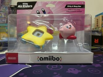 Kirby AirRiders Kirby & Warp Star Amiibo Brand New