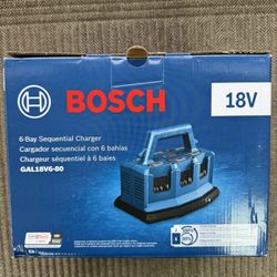 Bosch GAL18V6-80 18V 6-Bay Fast Battery Charger