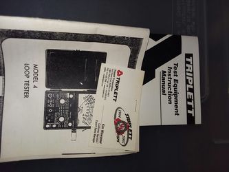 Triplett loop tester