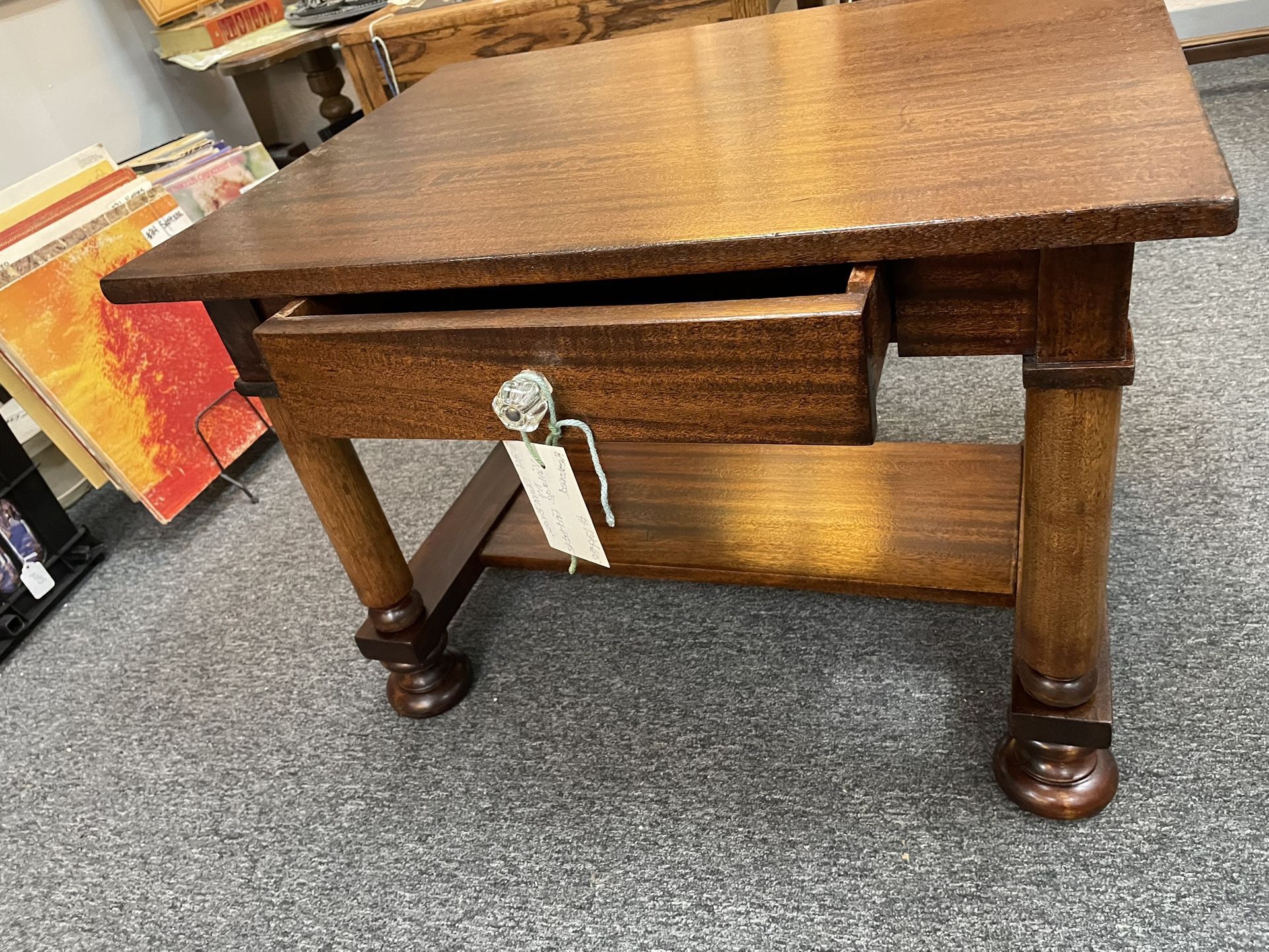 Table Stern Brothers Drawer Vintage