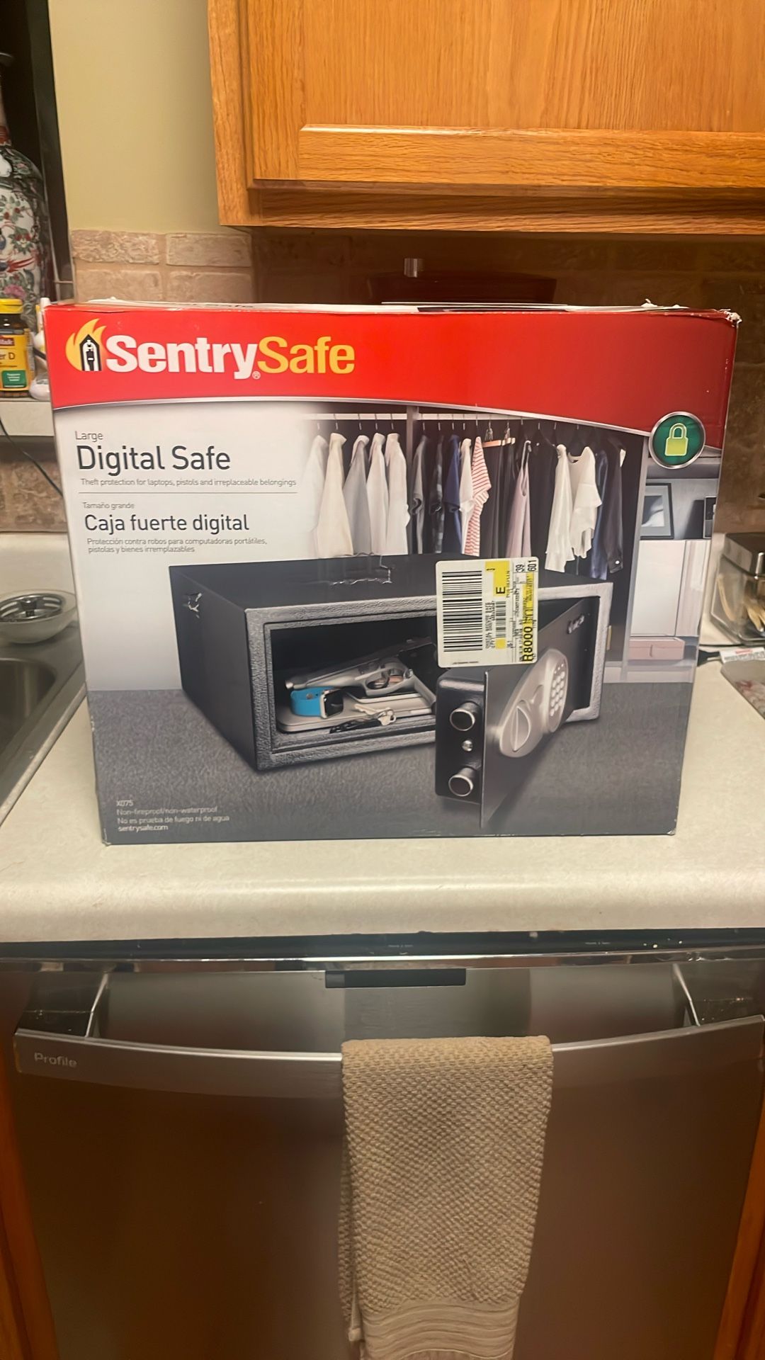 SentrySafe X075 Security Safe with Digital Keypad 0.78 Cu. ft