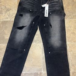 Purple Jeans Size 38