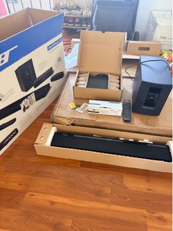 Bose cinemate 130 soundbar full system
