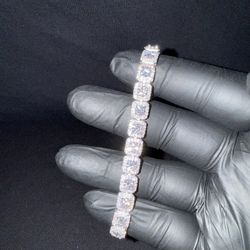 Moissanite Cluster Bracelet