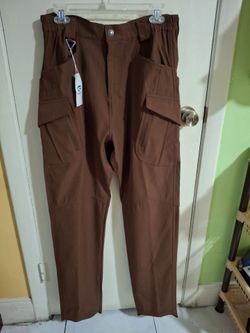 Pantalón café talla L 32