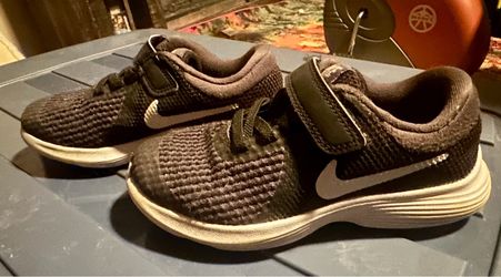 Nike Kids Sneakers Black Velcro Strap