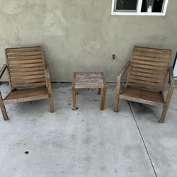 Wooden Patio furniture Set