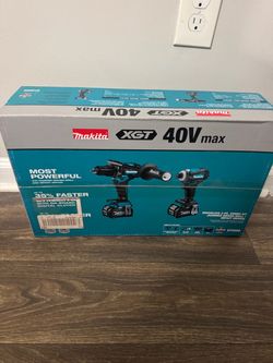 Makita XGT 40V Max Brushless 2-Pc Combo Kit