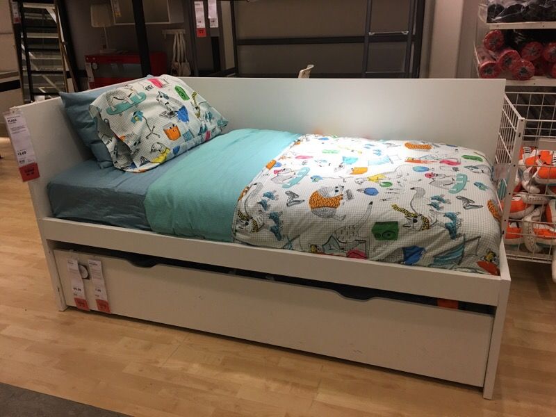 IKEA FLAXA twin bed + pull out bed, daybed, guest bed