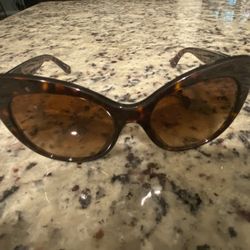 Coach Tortoise Shell Brown Sunglasses