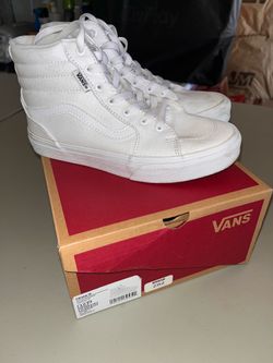 Kids white vans size 3
