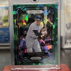 Mickey Mantle Green Cracked Ice 