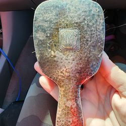Sterling Silver Antique Brush
