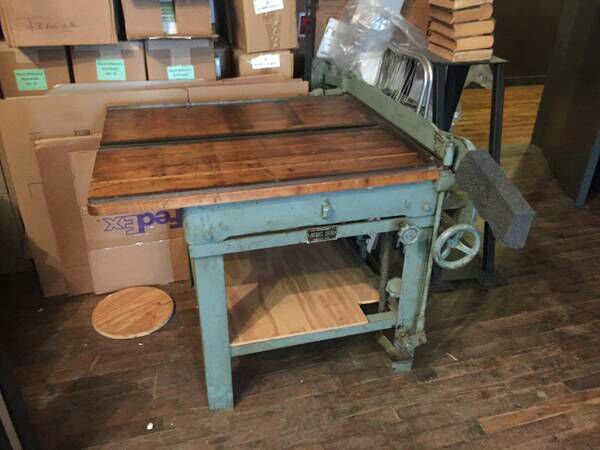 Jacques Shear 36" Hobbs Mfg. Book Binders Tool