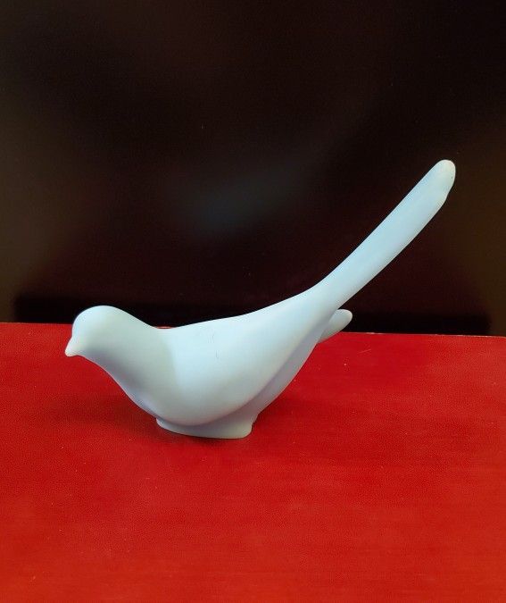 Vintage Fenton Satin Glass "Bird of Happiness"