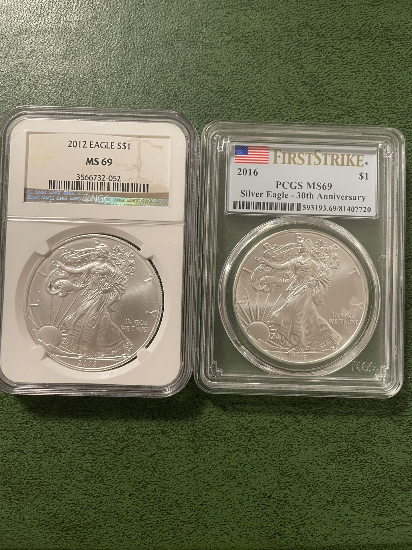 Ms69 American Silver Eagles, MS69 for Sale in Tucson, AZ - OfferUp