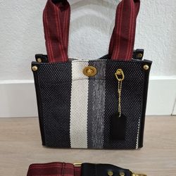 Stripe Tote Bag, with Stripe, New
