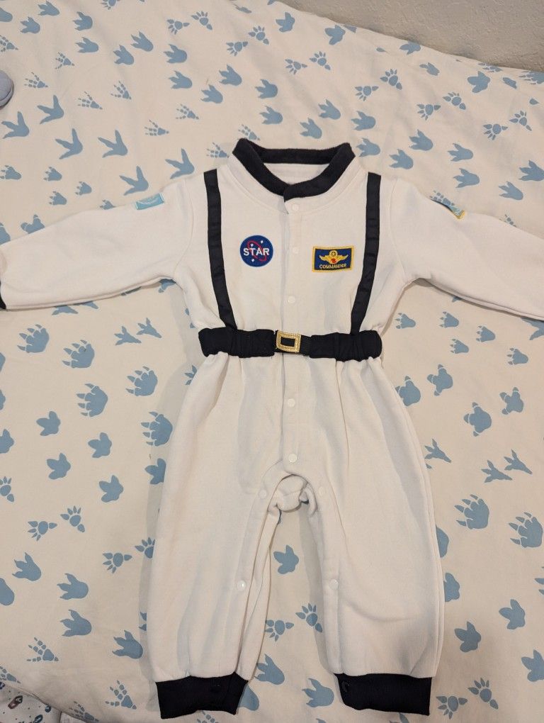 12-24 Month Warm Clothes, Astronaut Costume, Fleece Onesie