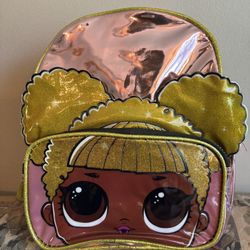LOL Surprise pink metallic mini Backpack