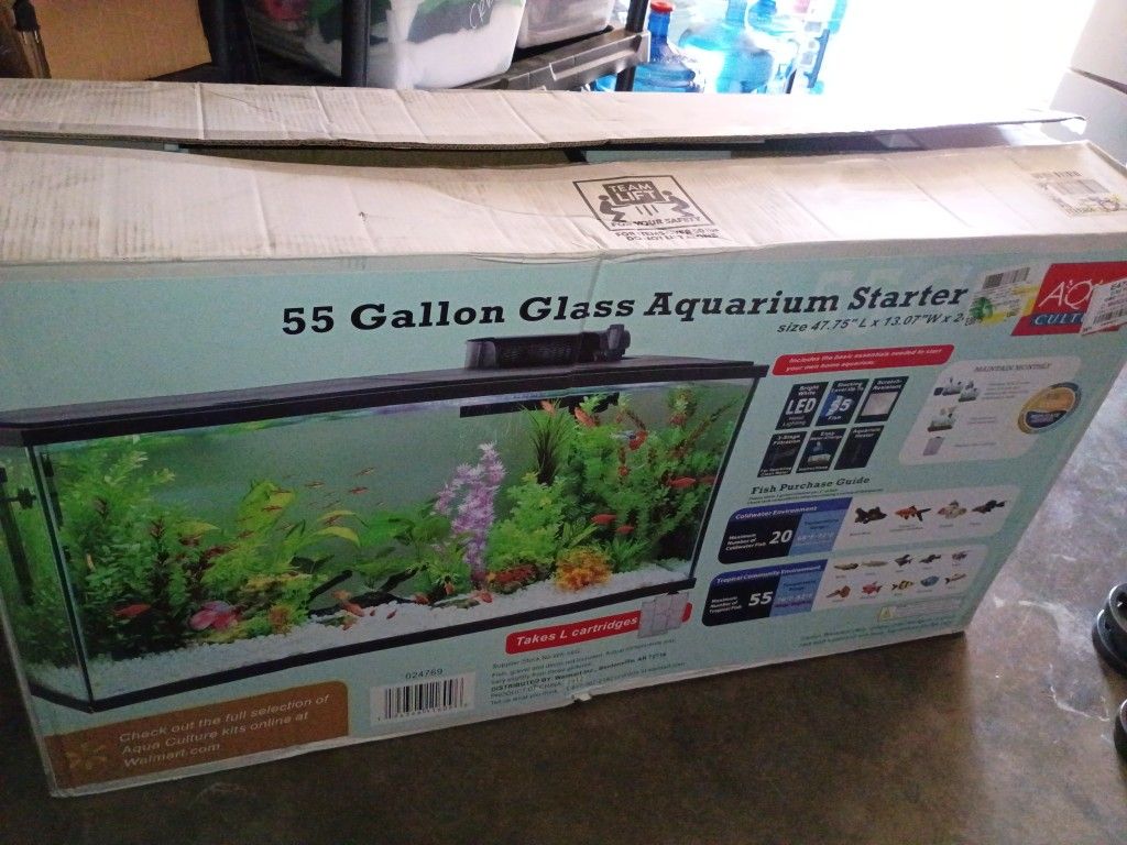 Brand New 55 Gallon Aquarium Kit
