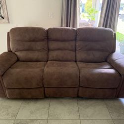 Electric Reclining Loveseat Sofa