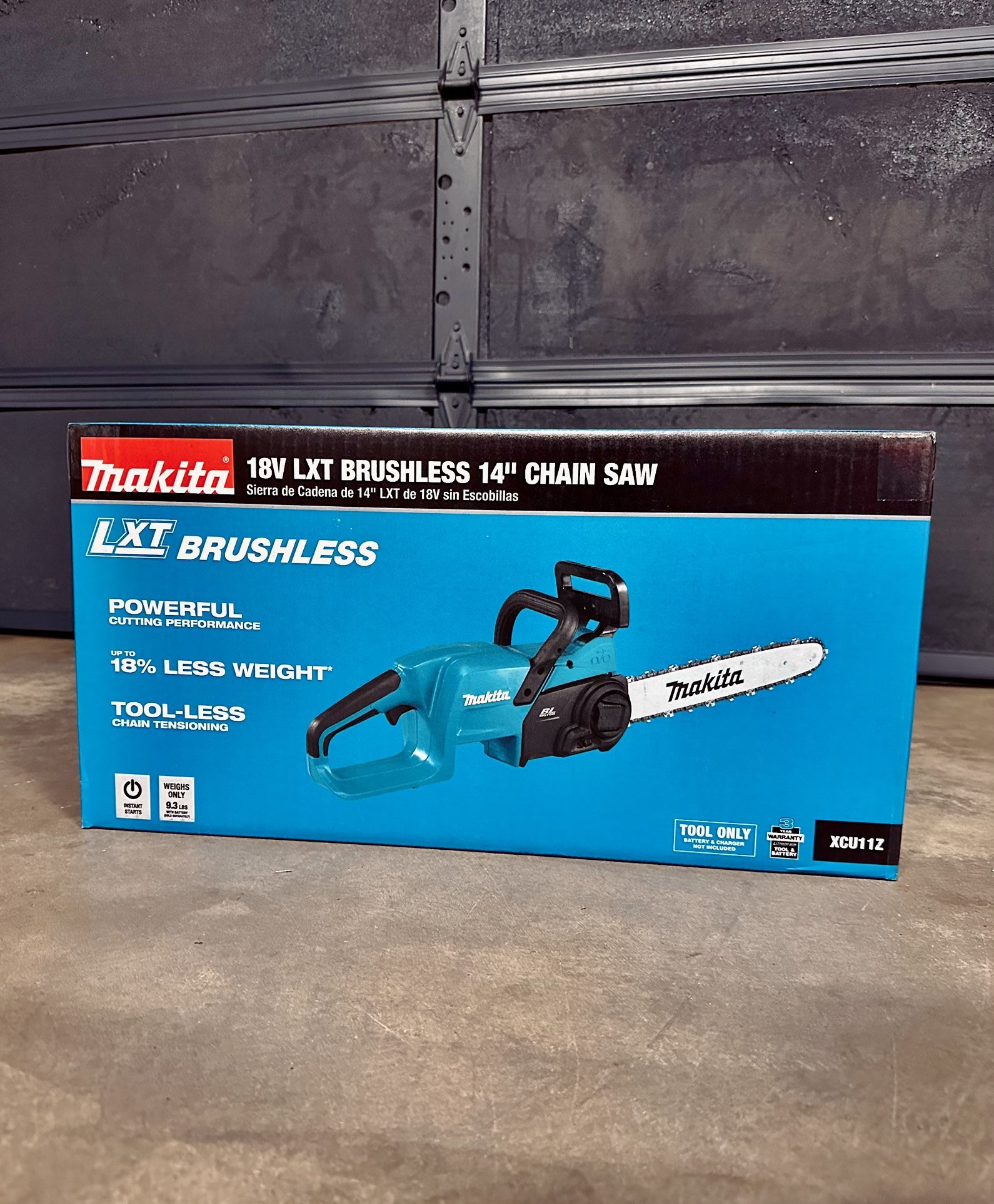 Makita LXT 14 in. 18V Lithium-Ion Brushless Chainsaw (Tool Only) 