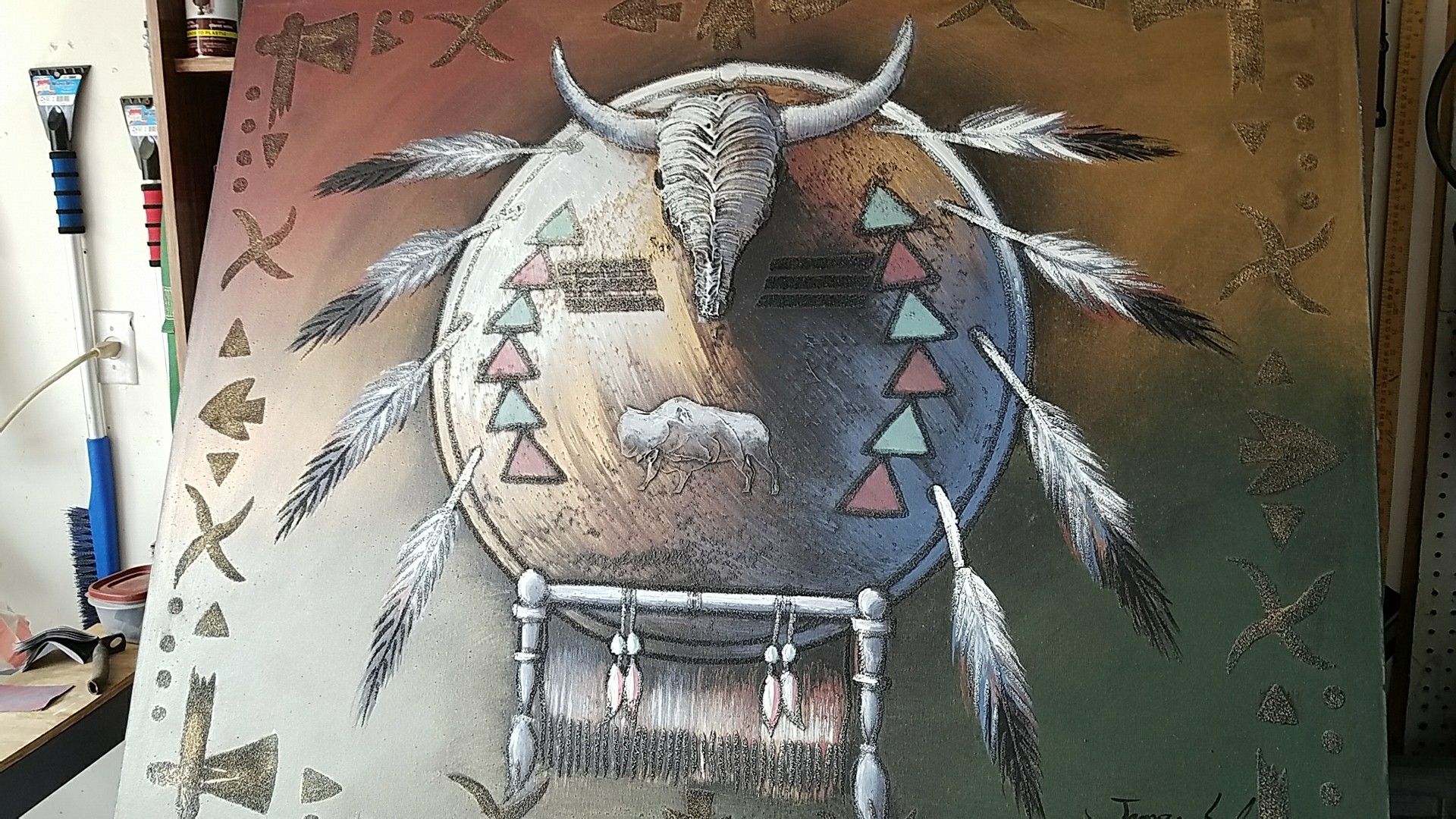 James eagles painting