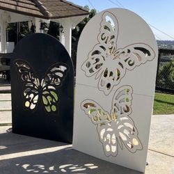 Wood Back Drops, Folding , 7’x4’, 6’x4”, Weddings , Birthday, Quinceañera, Baptist , Celebration, 21st, Whimsical , 4 Sale $140 , Located In LaHabra 