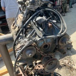 46/47 ? Ford Flat With Custom Carb And Intake Manifolf