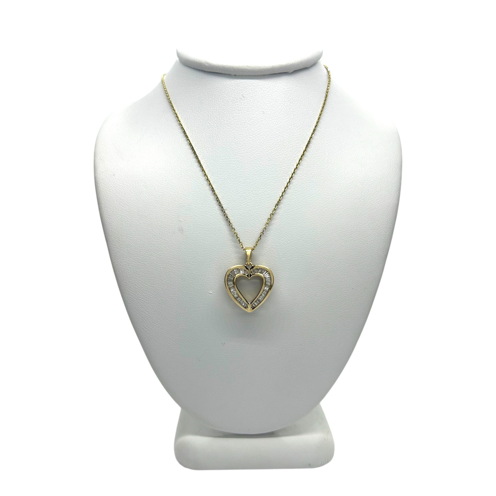 Pendant Yellow Gold 10k. Heart