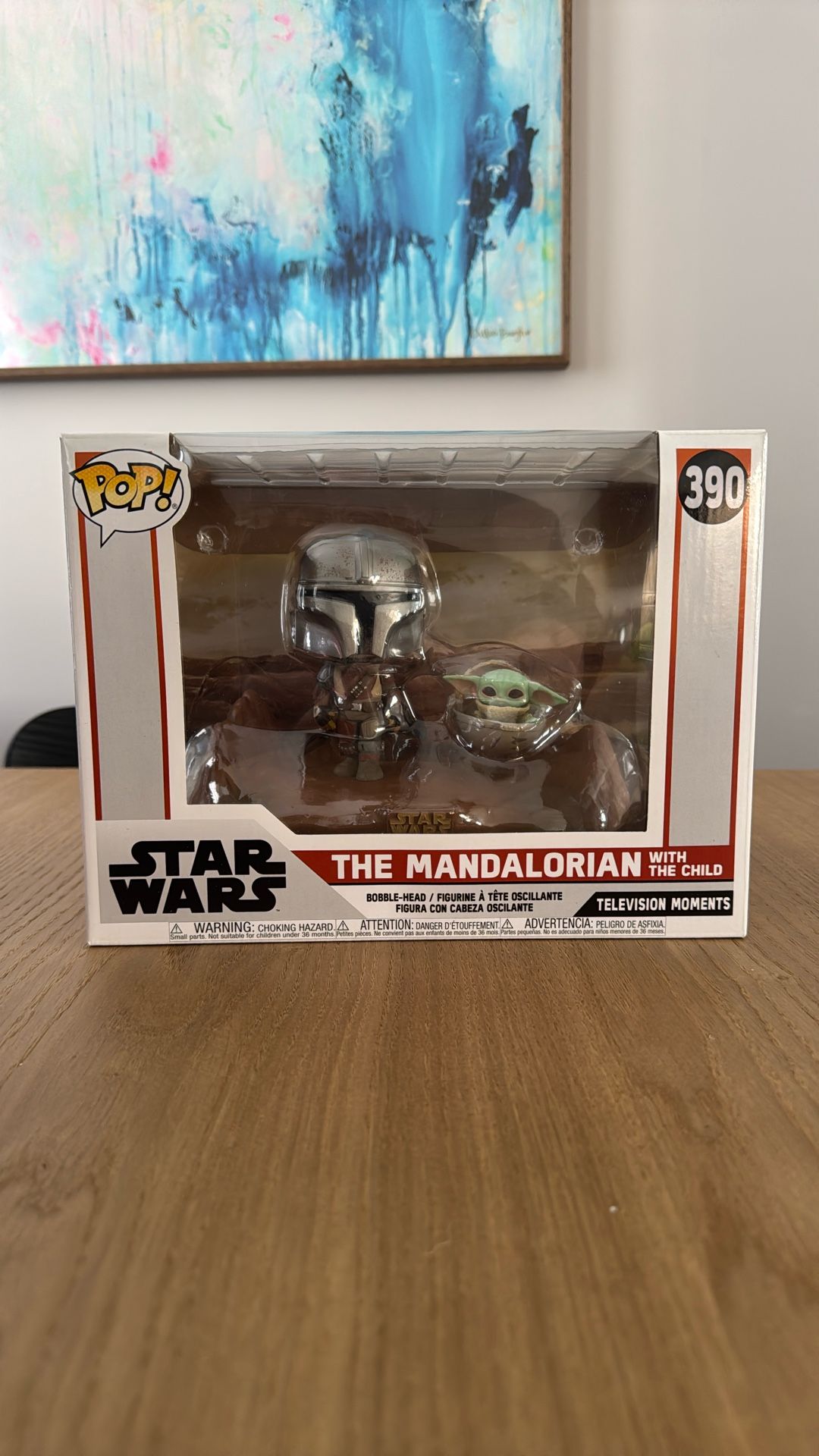 Funko Pop Star Wars The Mandalorian With The Child #390