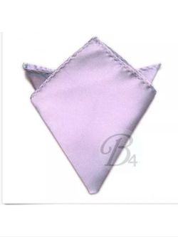 Purple satin men's handkerchief