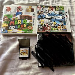 Nintendo 3DS 3 game bundle 