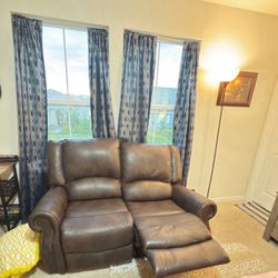 3-Tier Leather Reclining Sofa