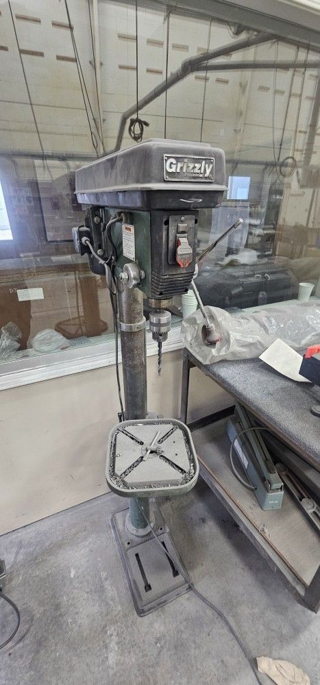 Grizzly Drill Press With Stand
