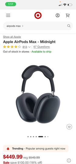 Apple air pod max