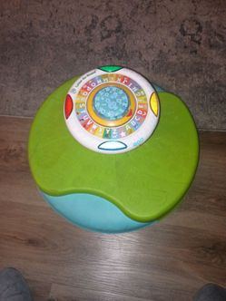 LeapFrog Letter-Go-Round is a spinning toy designed for toddlers to learn letters, numbers, and animal sounds.