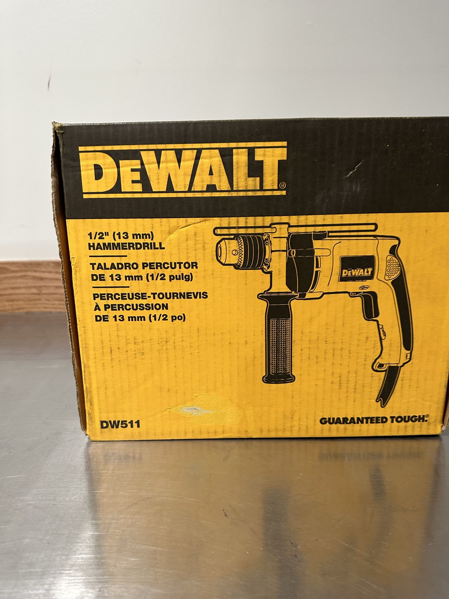 DEWALT 7.8 Amp Corded 1/2 in. Variable Speed Reversible Hammer Drill