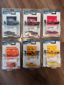 Hot Wheels Silver Series Pantone Complete Set 1/6–6/6 – Porsche, Camaro, Mustang & More