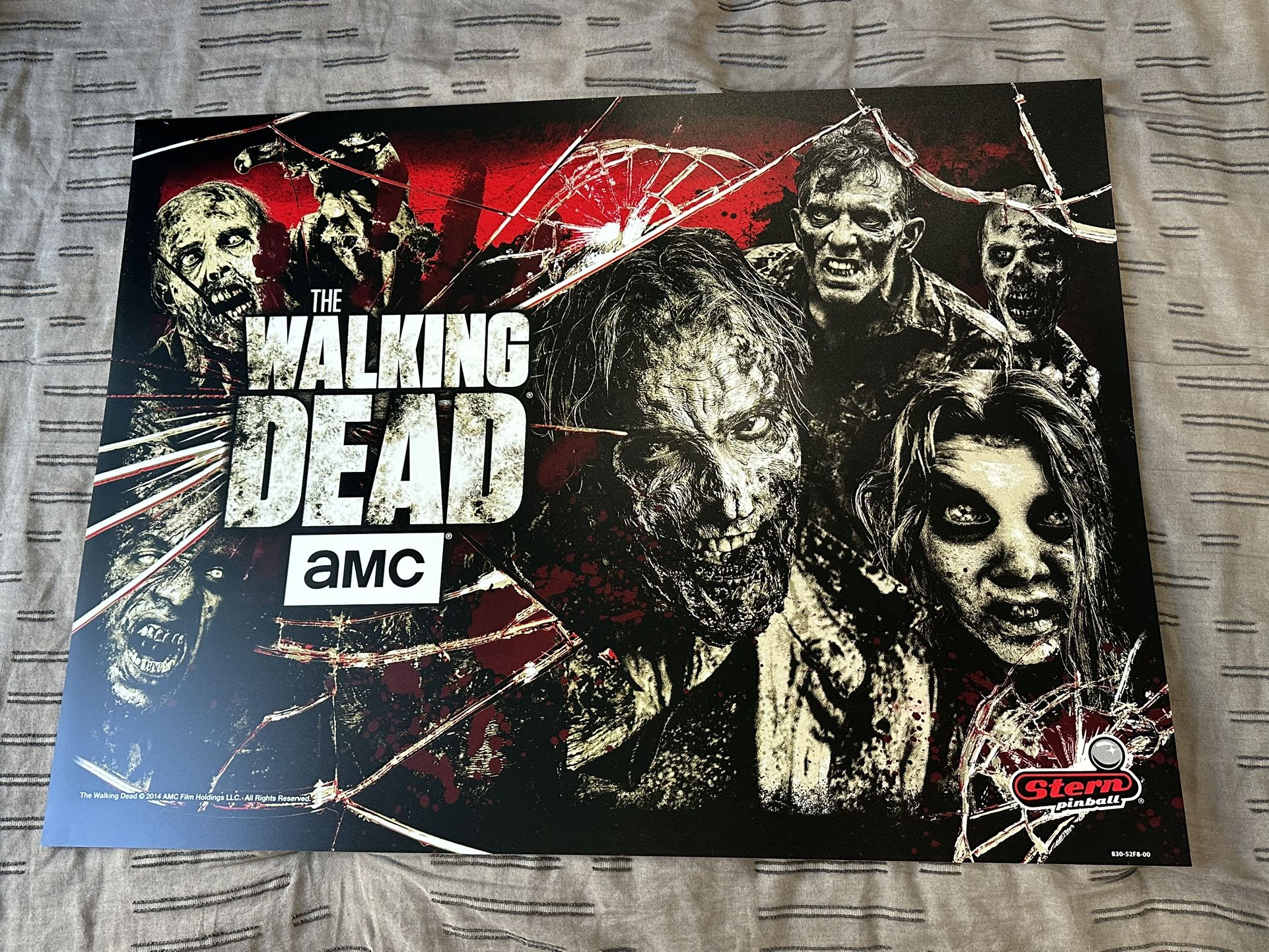 Stern Pinball Walking Dead Pro (2014) Translite