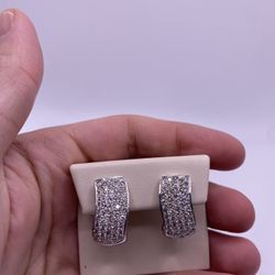 Diamond & Gold Earrings (7.40 C.t) Certified! 