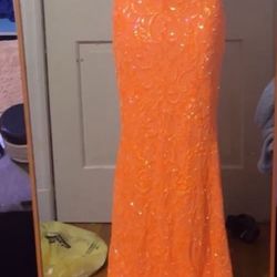 Orange Prom Dress