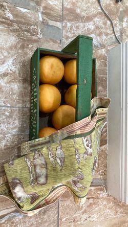 Green Rustic Wooden Crate