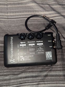 ToneWoodAmp ToneWoodAmp Model Single Effects Pedal for Acoustic Guitar Black
