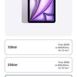 iPad Air- 11in (Purple)M2 512 GB