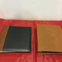 Set of 2 Photo Albums - brown & black - New - 4 x 6 - Simi