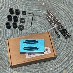 1 Set Pocket Hole Jig Kit, 14 Pieces 15 Degree Oblique Angle Hole Locator Positioner Drill Bits Jig Clamp Kit Woodworking Locator Woodworking Gui