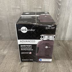 Insinkerator 3/4HP Evolution 1300 Garbage Disposal